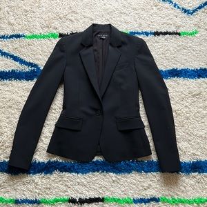 Theory Staple Blazer in Admiral Crepe